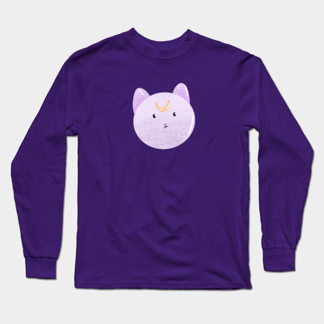 Sailor moon cat design Long Sleeve T-Shirt by Mydrawingsz